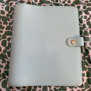 Mint Green Kikki K A5 6-Ring Planner Binder